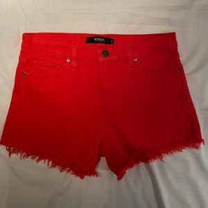 NWT HUDSON Gemma  Mid-Rise Cutoff Shorts